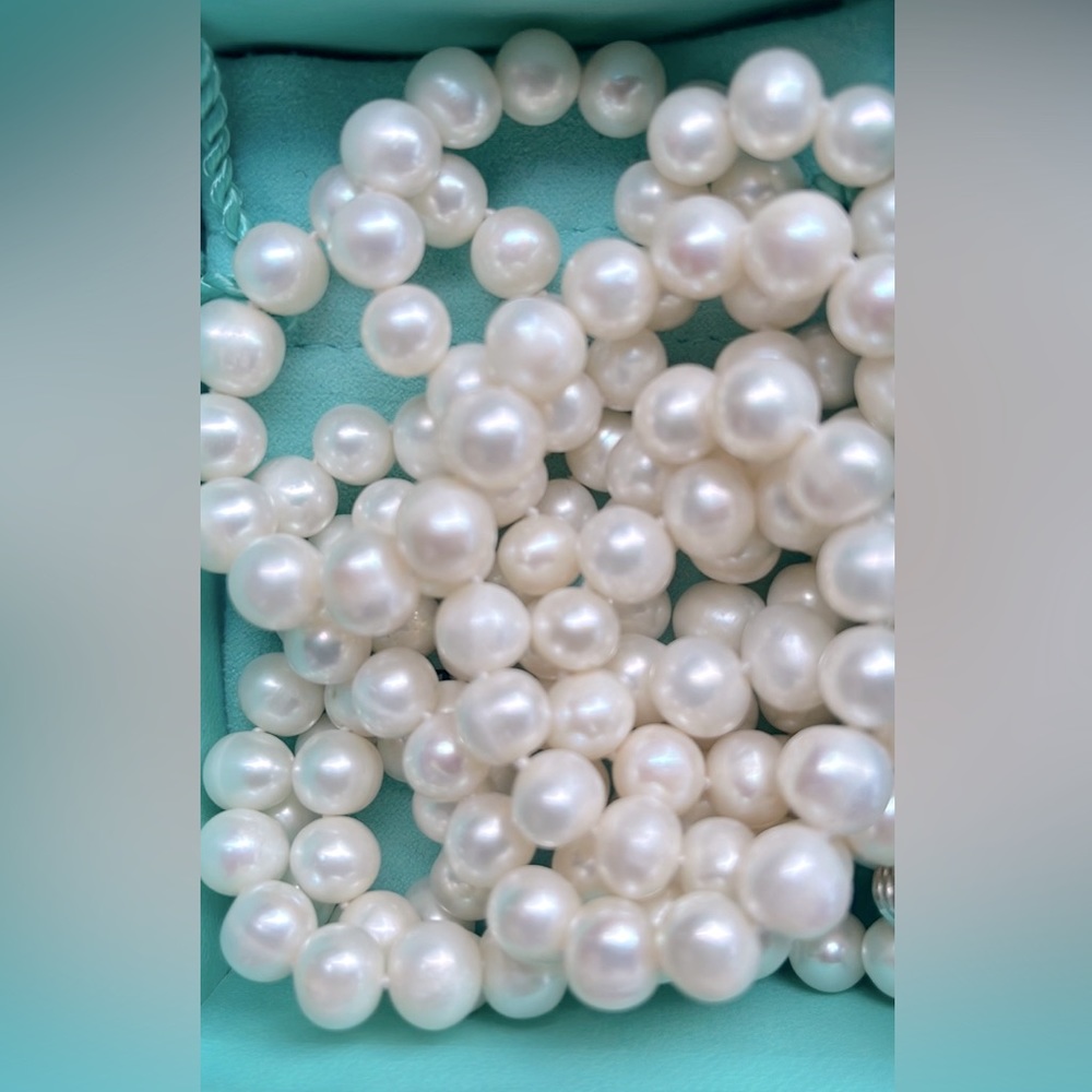 Strand of freshwater potato pearls